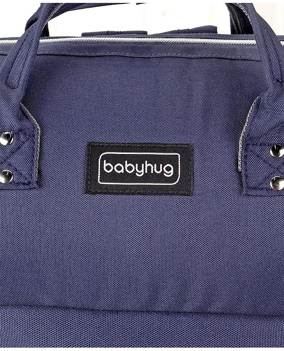 Babyhug Backpack Style Diaper Bag - Red Black