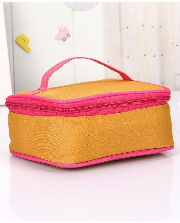 Babyhug Winsome Diaper Bag Elephant Print - Yellow