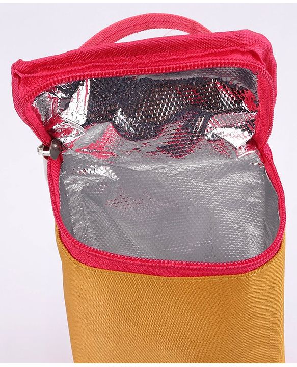 Babyhug Winsome Diaper Bag Elephant Print - Yellow