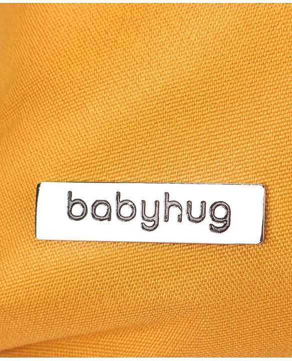 Babyhug Winsome Diaper Bag Elephant Print - Yellow