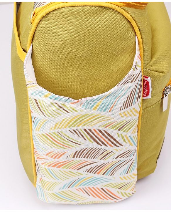 Babyhug Winsome Diaper Bag Giraffe Print - Dark Green