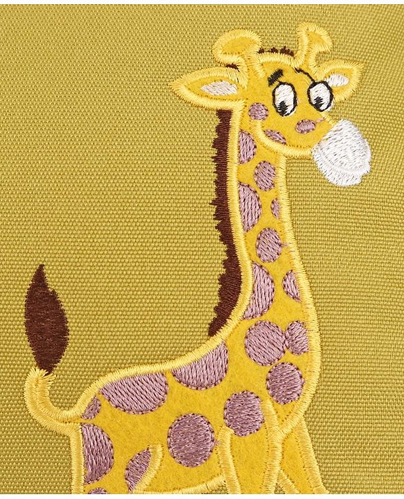 Babyhug Winsome Diaper Bag Giraffe Print - Dark Green
