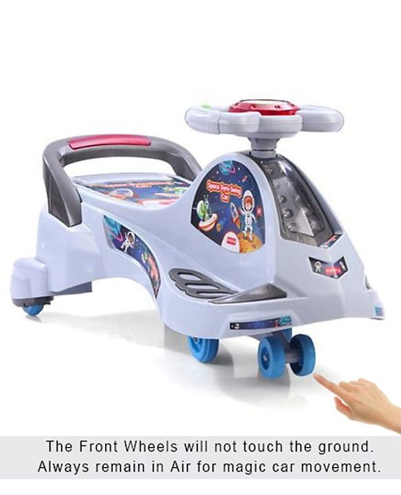 Babyhug Space Gyro Swing Car - Grey