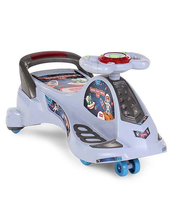 Babyhug Space Gyro Swing Car - Grey
