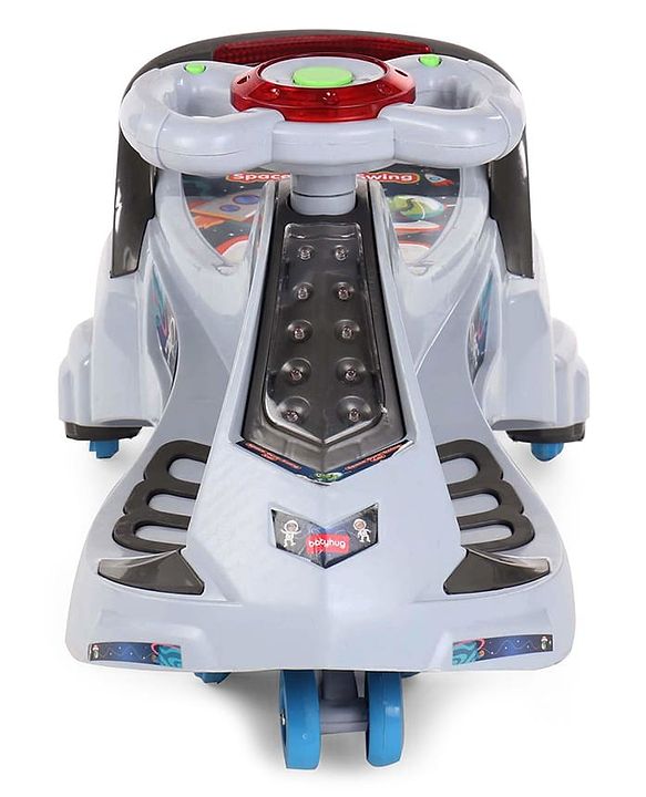 Babyhug Space Gyro Swing Car - Grey