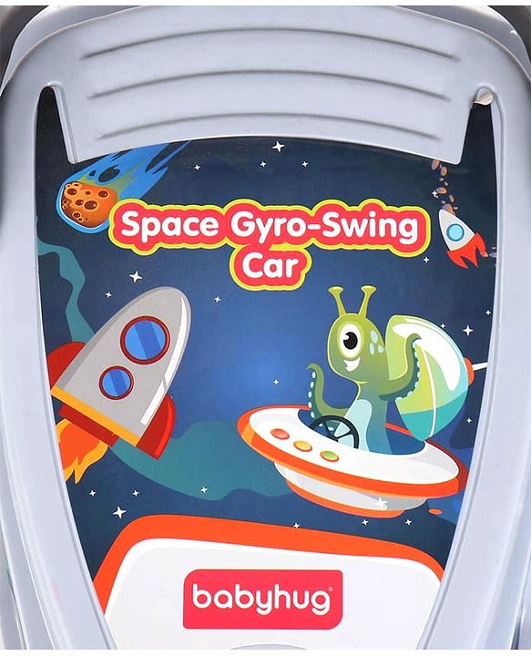 Babyhug Space Gyro Swing Car - Grey