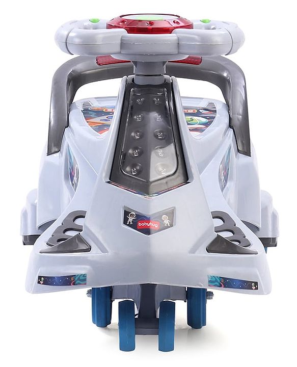 Babyhug Space Gyro Swing Car - Grey