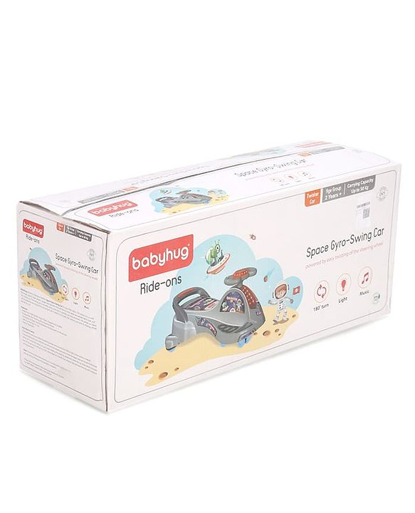Babyhug Space Gyro Swing Car - Grey