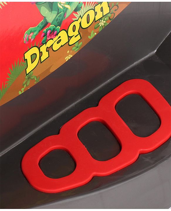 Babyhug Dragon Gyro Swing Car - Grey Red