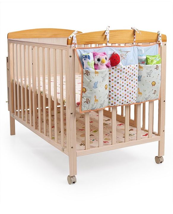 Babyhug Premium Cotton Jungle Safari Bed Organiser