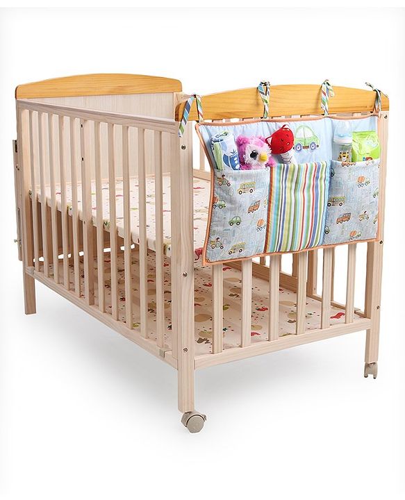 Babyhug Premium Cotton Jungle Safari Bed Organiser