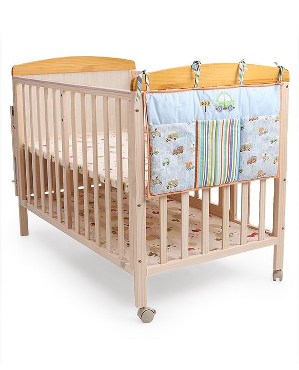 Babyhug Premium Cotton Jungle Safari Bed Organiser