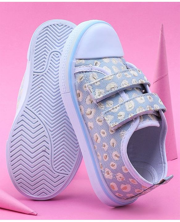Cute Walk by Babyhug Canvas Shoes - Blue