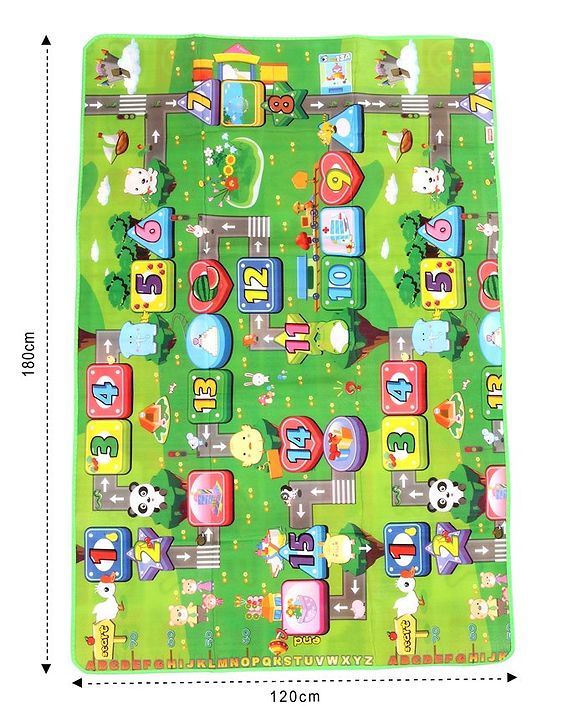 Babyhug Alphabet & Number Floormat Animal Print - Multicolour