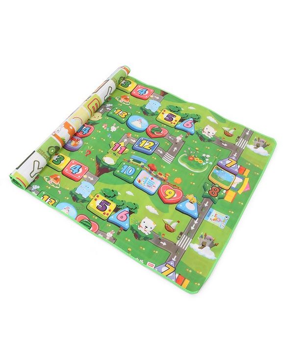 Babyhug Alphabet & Number Floormat Animal Print - Multicolour