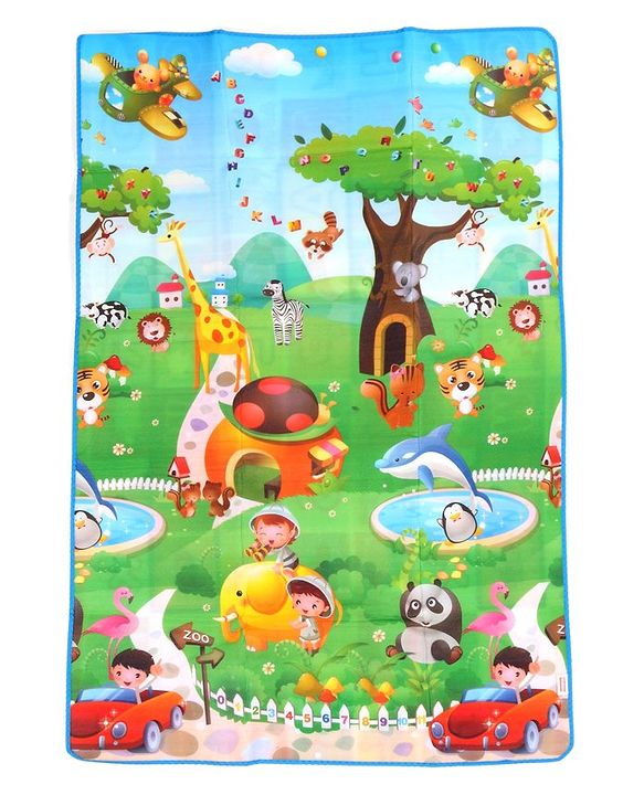 Babyhug Alphabet & Number Floormat Animal Print - Multicolour