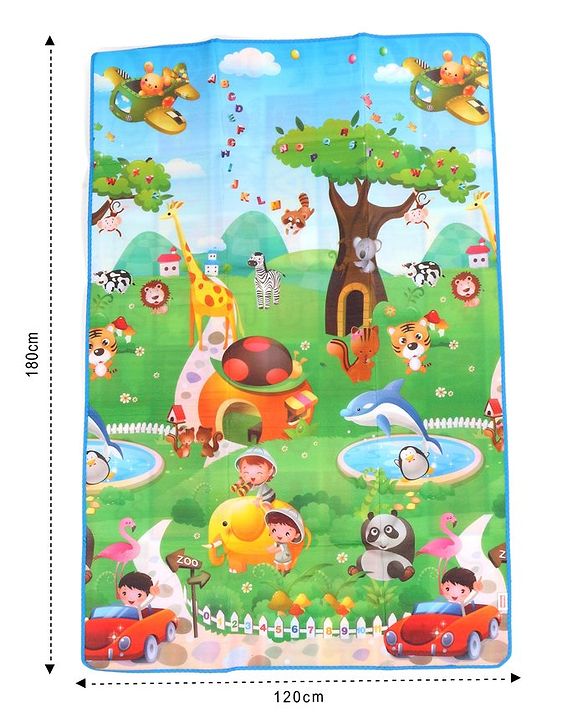 Babyhug Alphabet & Number Floormat Animal Print - Multicolour