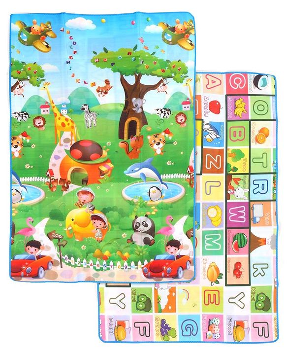 Babyhug Alphabet & Number Floormat Animal Print - Multicolour