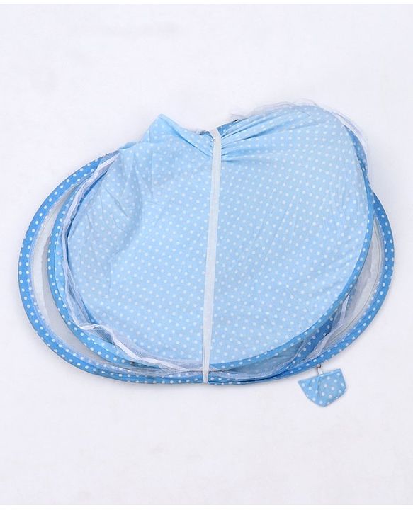 Babyhug Portable Mosquito Net with Matress  - Blue