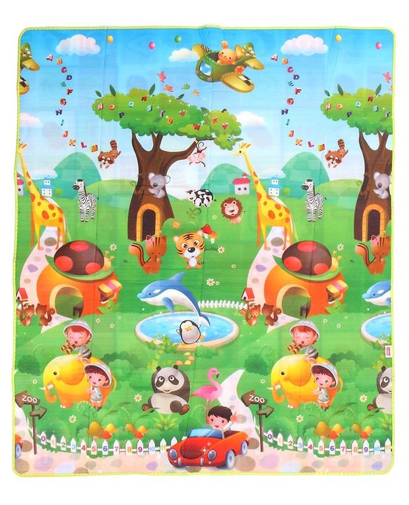 Babyhug Alphabet & Number Floormat Animal Print - Multicolour