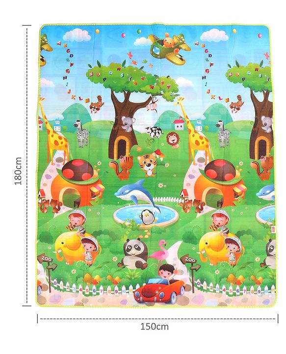 Babyhug Alphabet & Number Floormat Animal Print - Multicolour