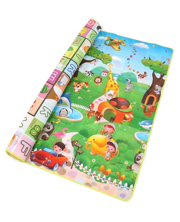 Babyhug Alphabet & Number Floormat Animal Print - Multicolour
