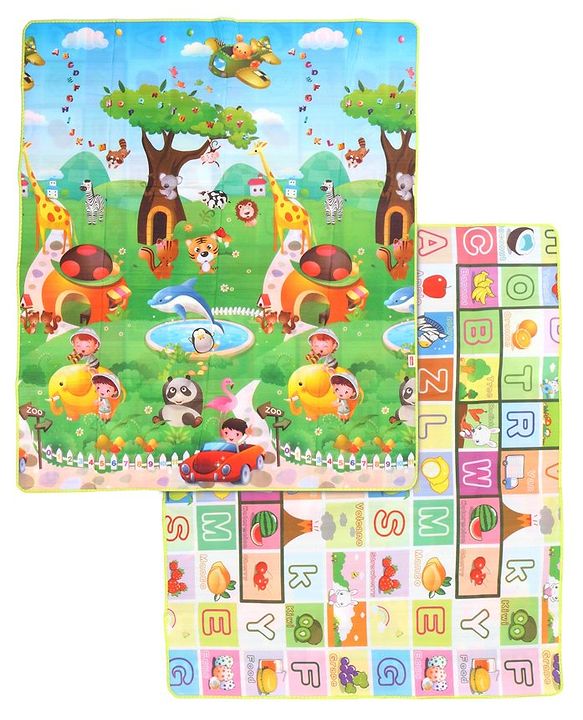 Babyhug Alphabet & Number Floormat Animal Print - Multicolour