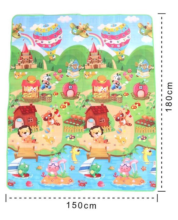 Babyhug Alphabet & Number Floormat Multiprint - Multicolour