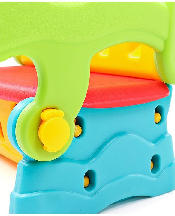 Babyhug Multifunction Chair Cum Study Table - Multicolor| Easy to Assemble| Light Weight| Indoor & Outdoor Use