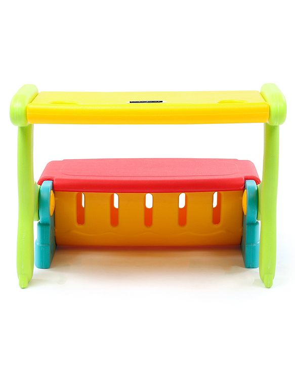 Babyhug Multifunction Chair Cum Study Table - Multicolor| Easy to Assemble| Light Weight| Indoor & Outdoor Use