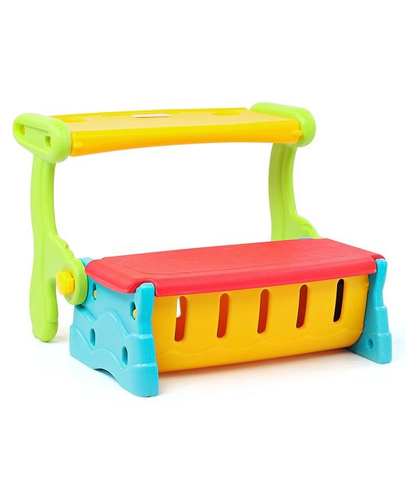 Babyhug Multifunction Chair Cum Study Table - Multicolor| Easy to Assemble| Light Weight| Indoor & Outdoor Use