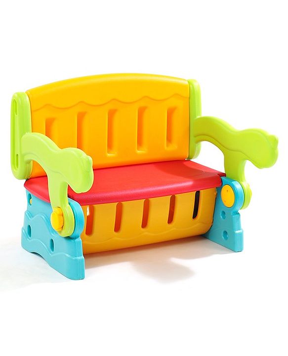 Babyhug Multifunction Chair Cum Study Table - Multicolor| Easy to Assemble| Light Weight| Indoor & Outdoor Use