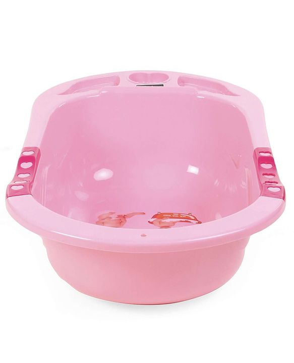 Babyhug Large Baby Bath Tub Cartoon Print - Pink