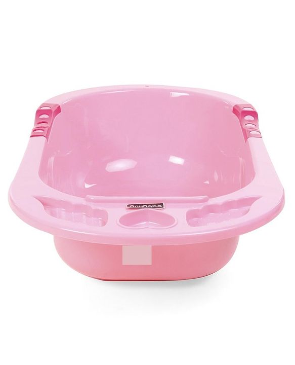 Babyhug Large Baby Bath Tub Cartoon Print - Pink