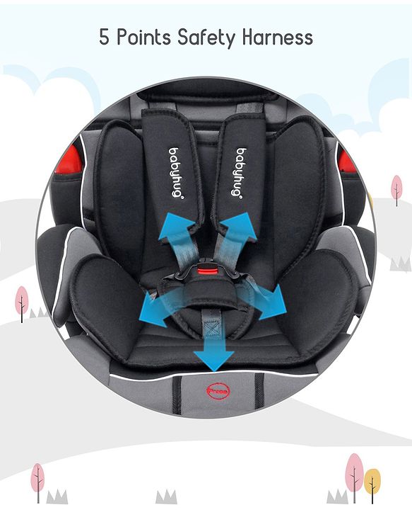 Babyhug Safe Journey Forward Facing Car Seat - Black