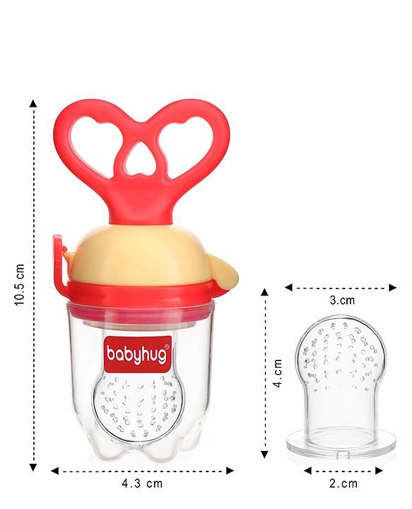 Babyhug Fruit & Food Nibbler - Red