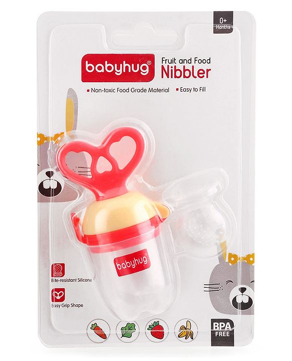 Babyhug Fruit & Food Nibbler - Red