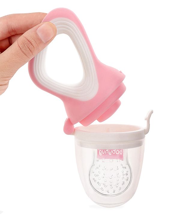 Babyhug Fruit & Food Nibbler Easy Grip - Pink