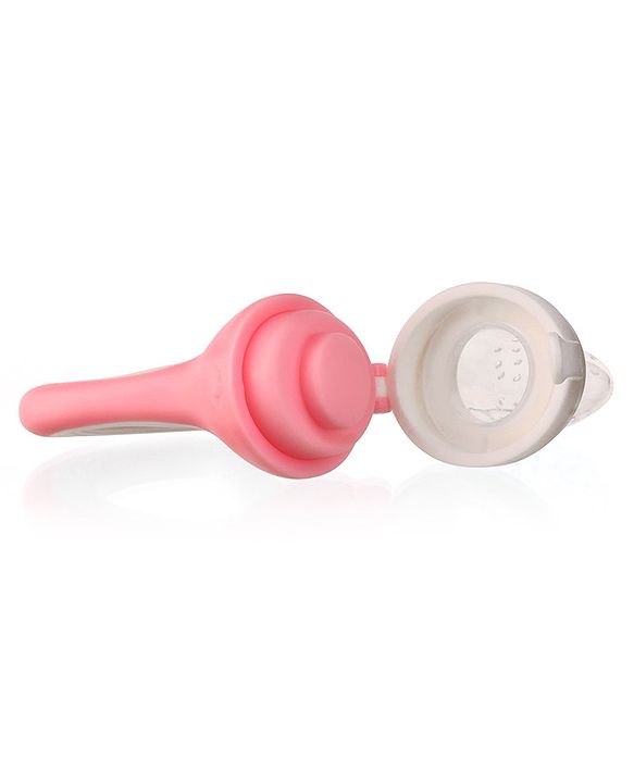 Babyhug Fruit & Food Nibbler Easy Grip - Pink