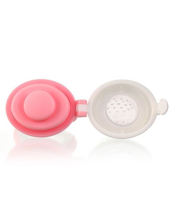 Babyhug Fruit & Food Nibbler Easy Grip - Pink