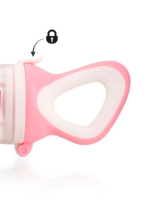 Babyhug Fruit & Food Nibbler Easy Grip - Pink