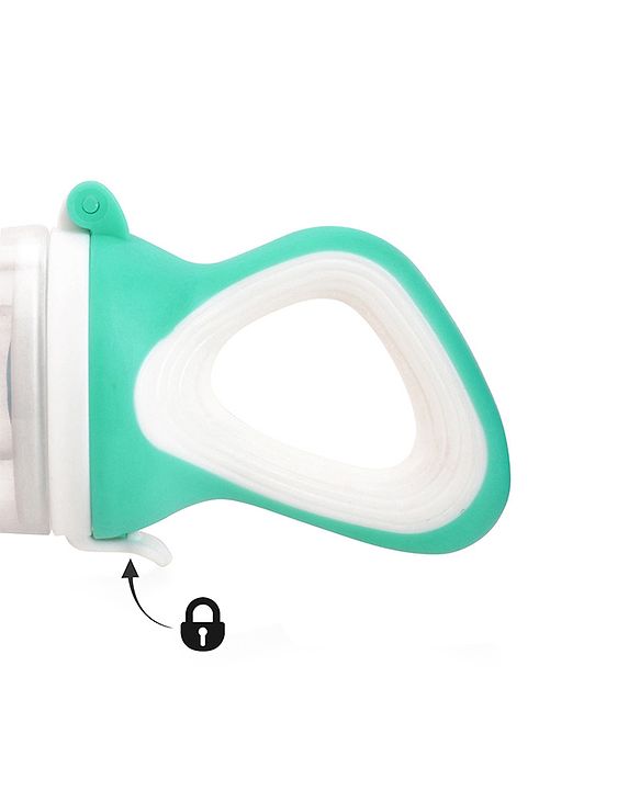 Babyhug Fruit & Food Nibbler Easy Grip - Green
