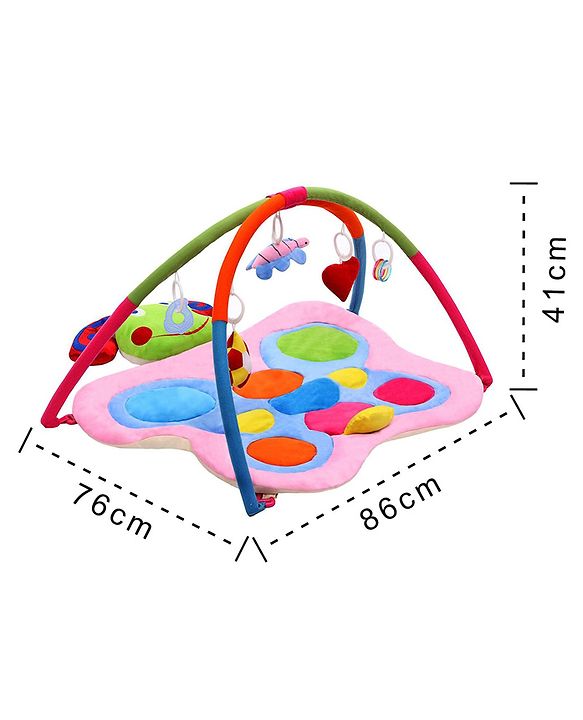 Babyhug Twist N Fold Move N Play Activity Gym Butterfly - Multicolor