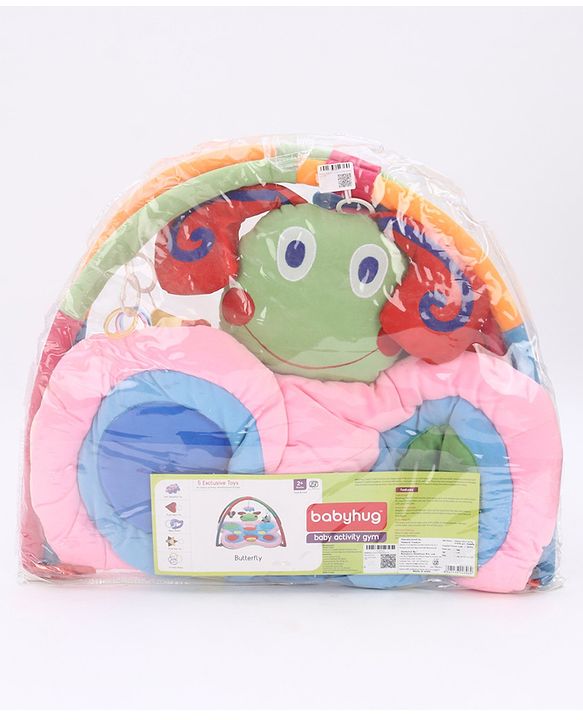 Babyhug Twist N Fold Move N Play Activity Gym Butterfly - Multicolor