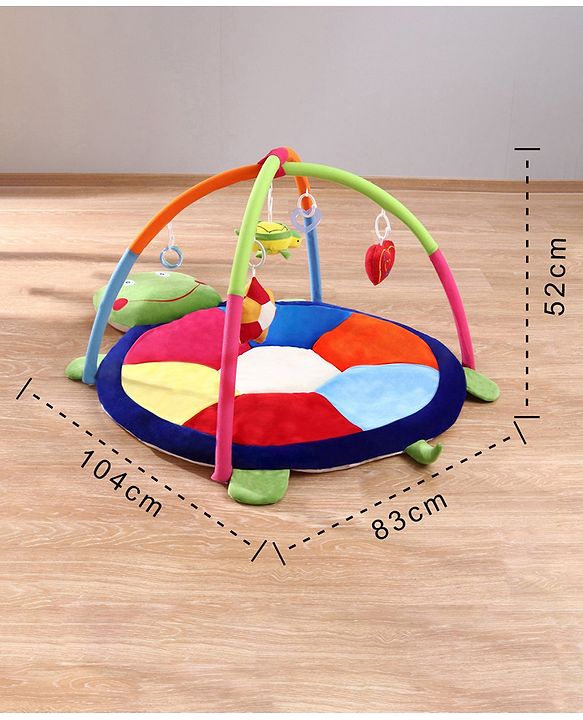 Babyhug Twist N Fold Move N Play Activity Gym Tortoise - Multicolor