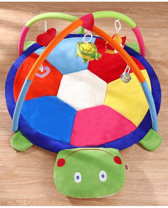 Babyhug Twist N Fold Move N Play Activity Gym Tortoise - Multicolor