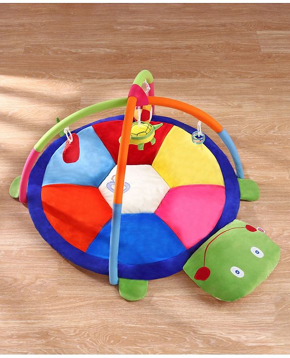 Babyhug Twist N Fold Move N Play Activity Gym Tortoise - Multicolor