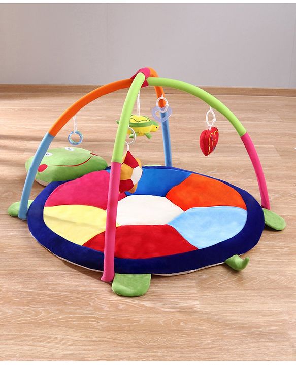 Babyhug Twist N Fold Move N Play Activity Gym Tortoise - Multicolor
