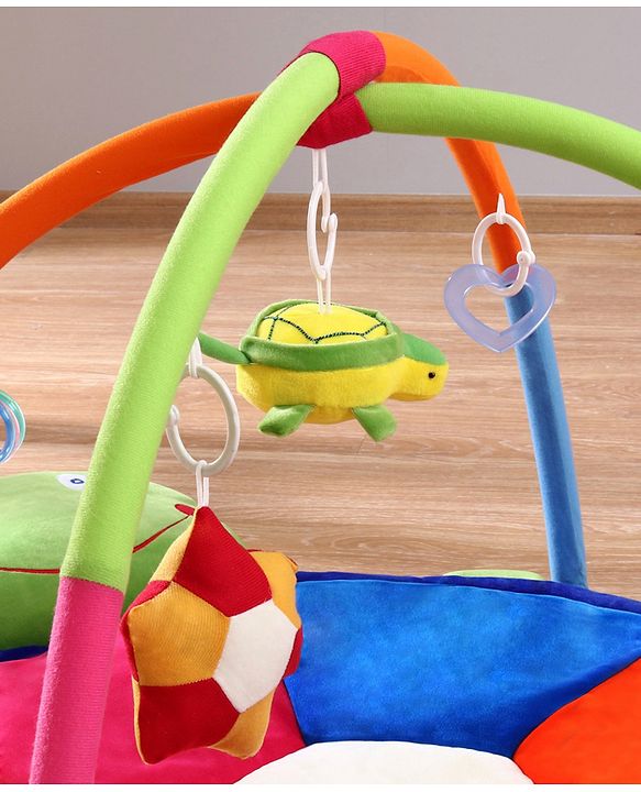 Babyhug Twist N Fold Move N Play Activity Gym Tortoise - Multicolor
