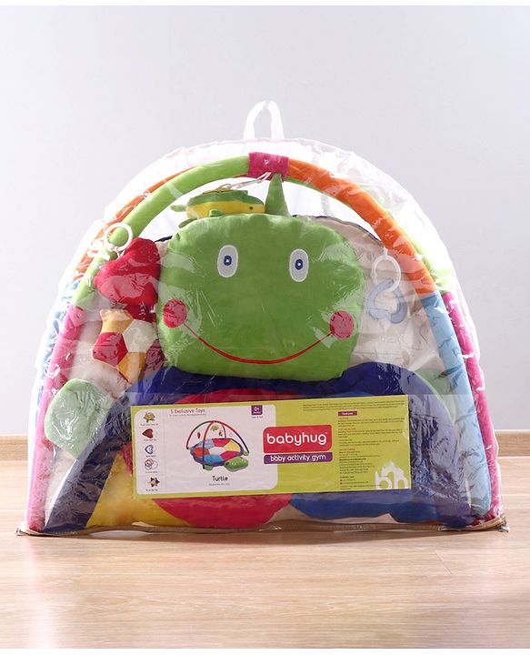 Babyhug Twist N Fold Move N Play Activity Gym Tortoise - Multicolor